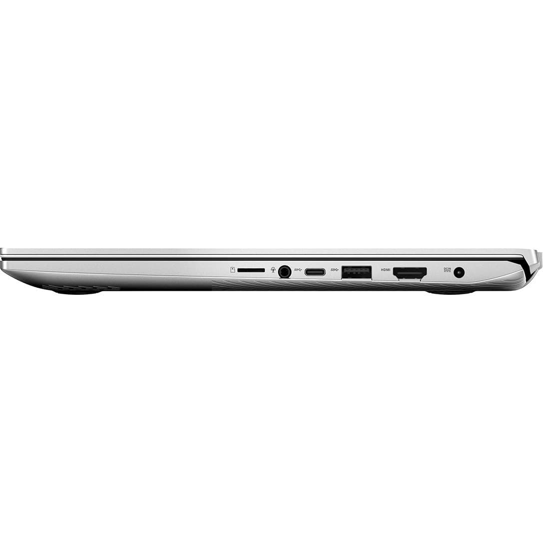ASUS S532FA-DH55 laptop in transparent silver with 15.6-inch Full HD anti-glare display and narrow border