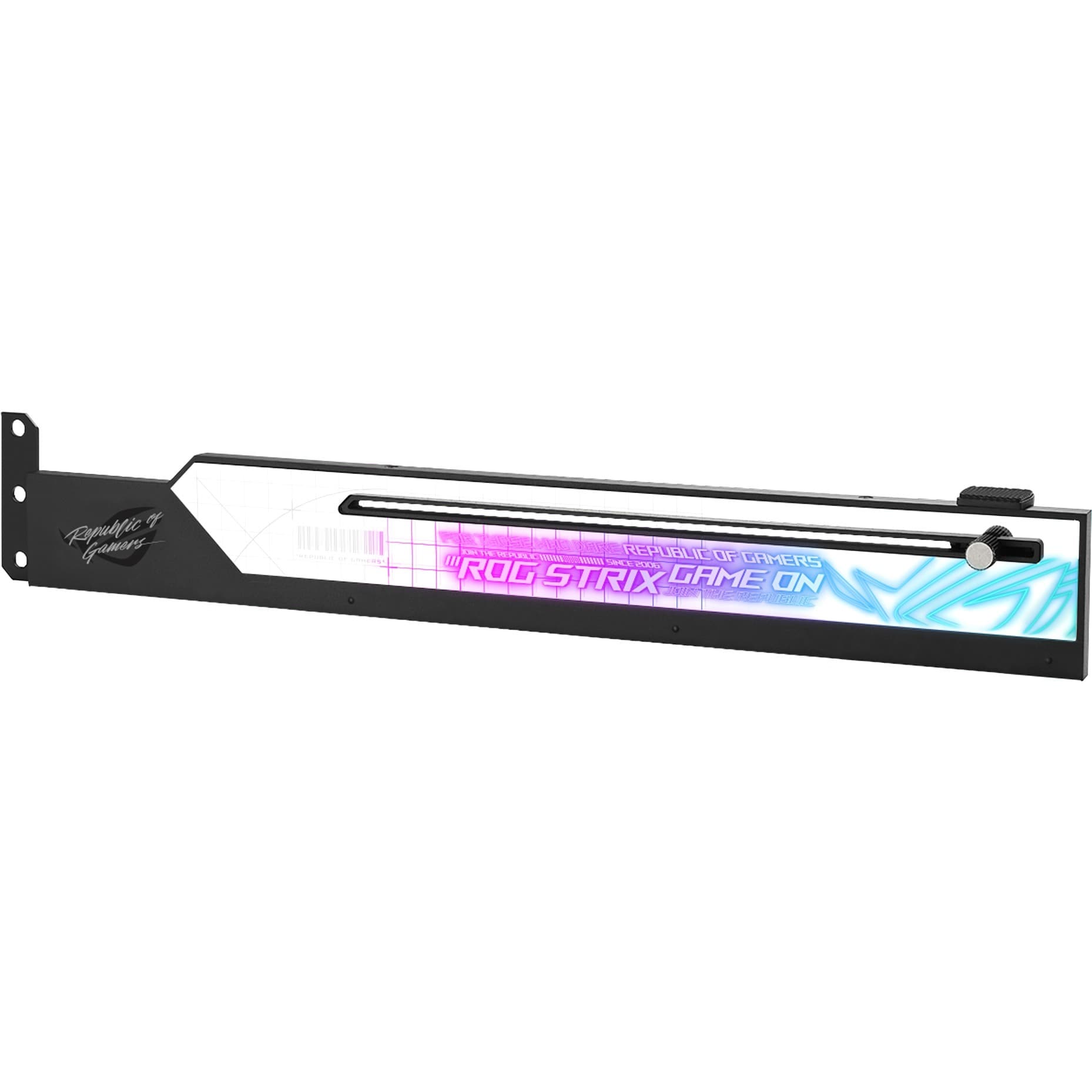 ASUS - COMPONENTS ROG STRIX GRAPHICS HOLDER EASILY ADJUSTABLE AURA RGB LIGHT view 5