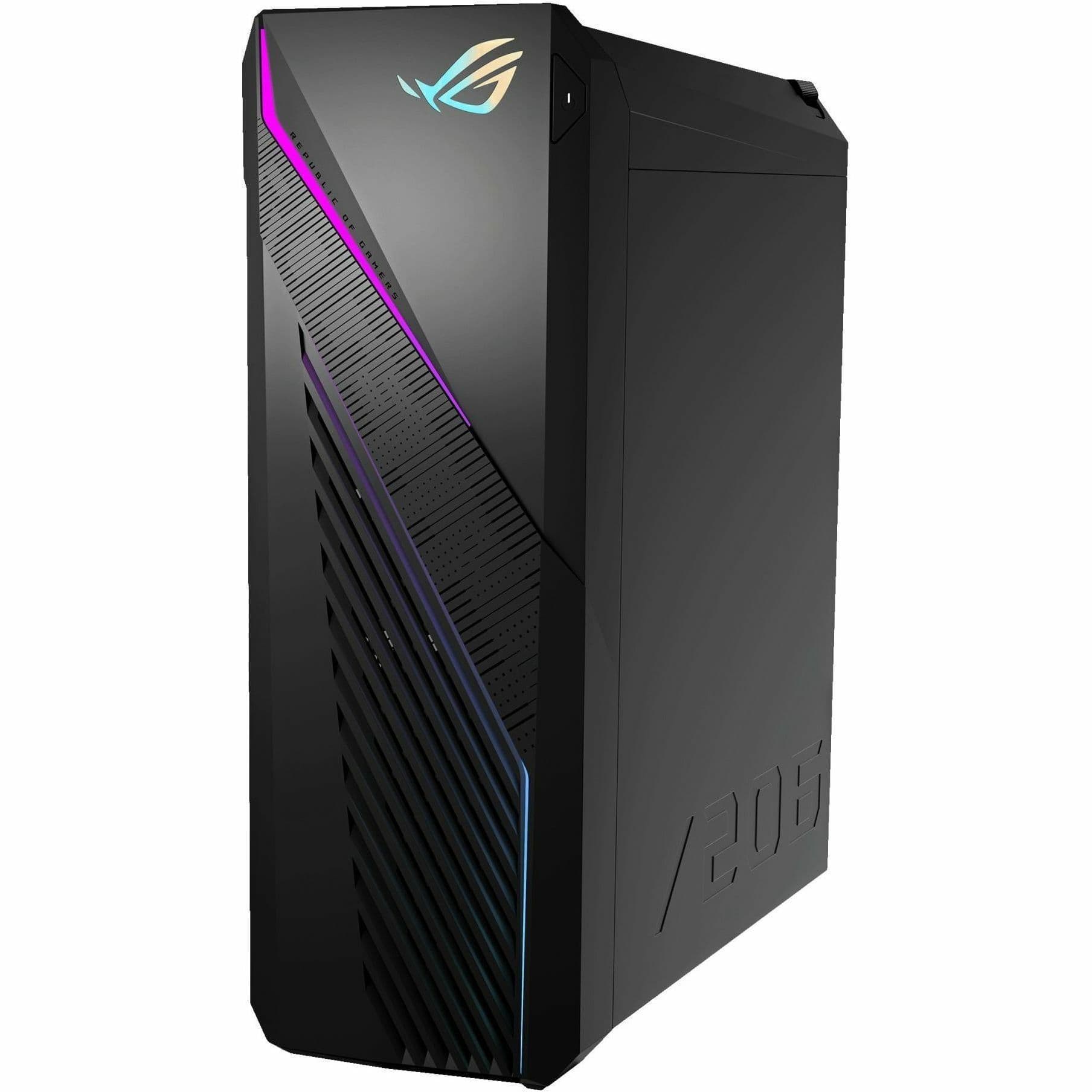 ASUS ROG tower desktop with Intel Core i7-14700F, NVIDIA GeForce RTX 4060, 16 GB RAM, and 1 TB SSD
