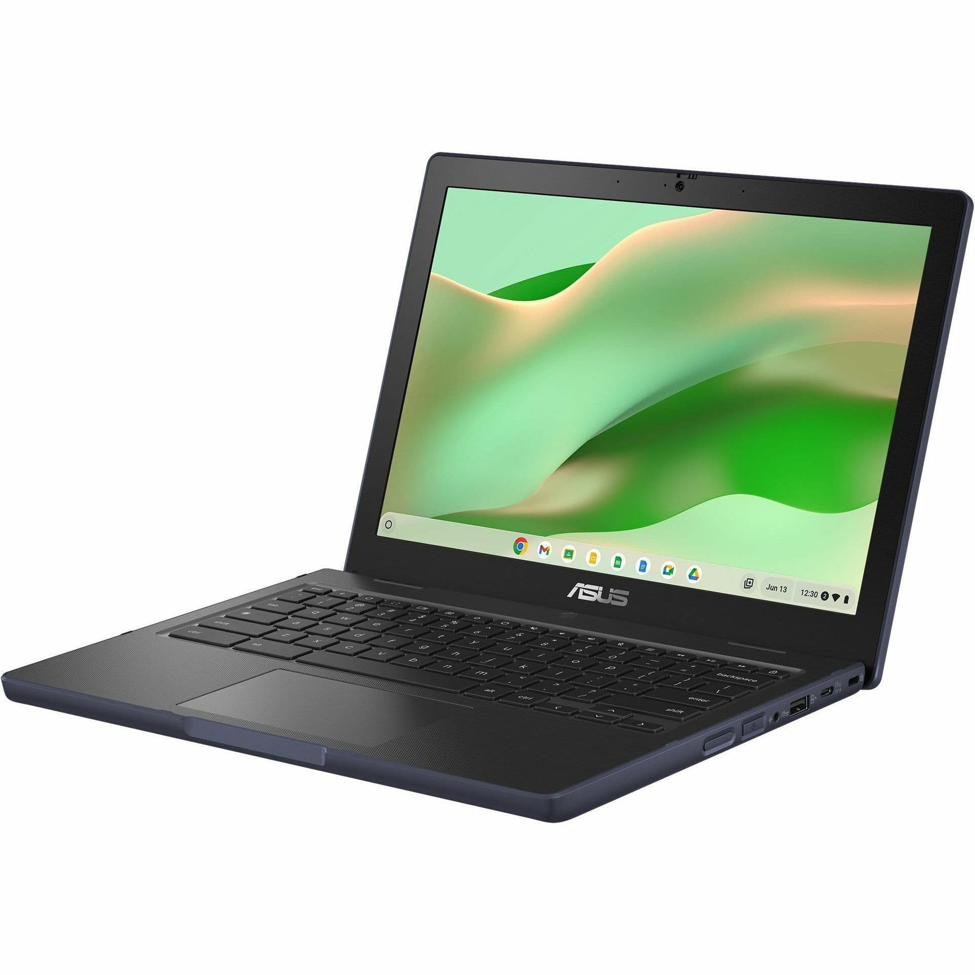 ASUS Chromebook CR1204CGA-YZ42T in grey with 12.2-inch WUXGA touch display
