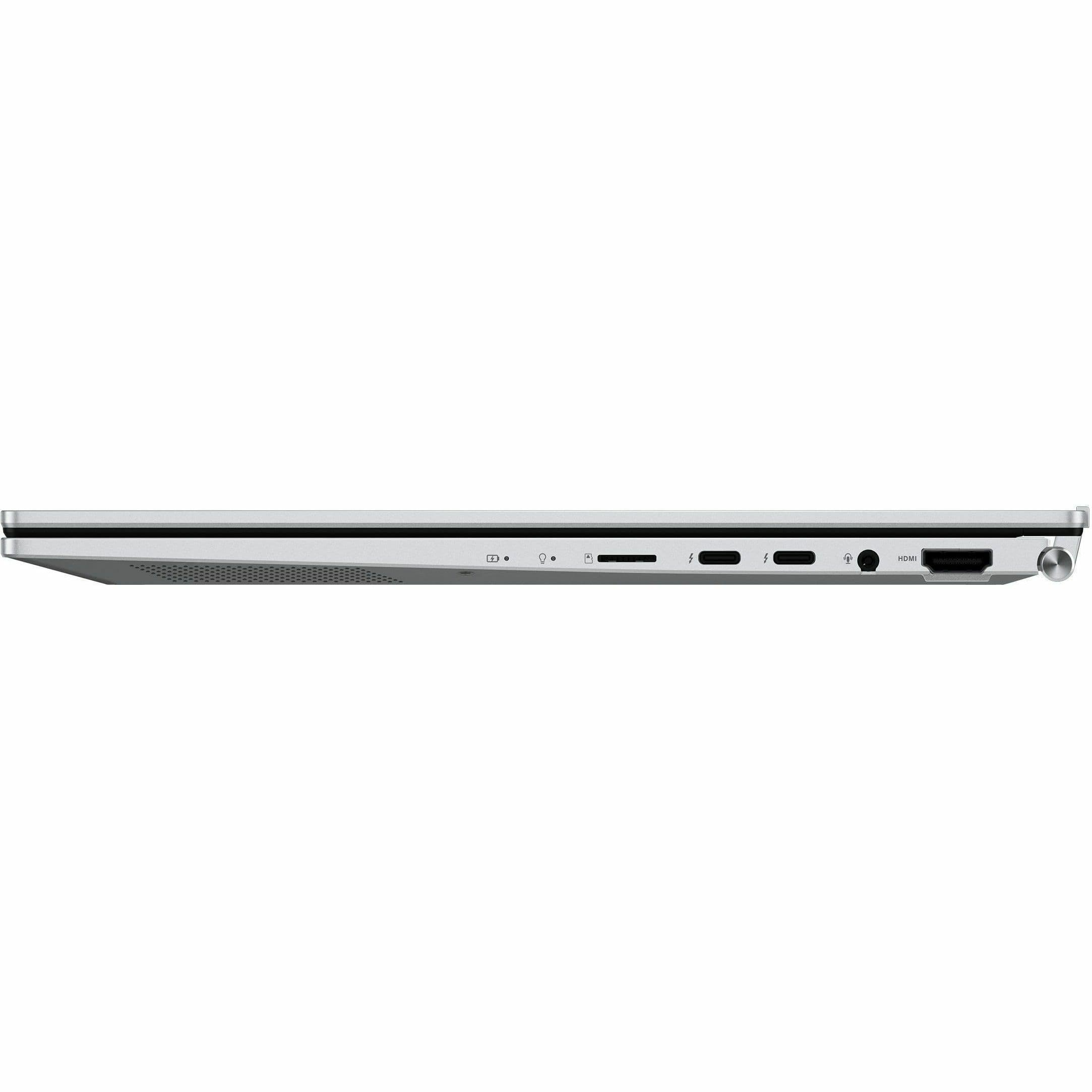 ASUS Zenbook silver 14-inch laptop with WQXGA+ display and Intel Core i9 processor