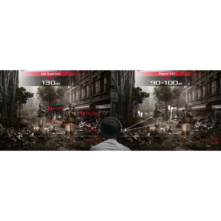 ASUS ROG Delta S USB-C wired gaming headset with RGB lighting and over-ear design