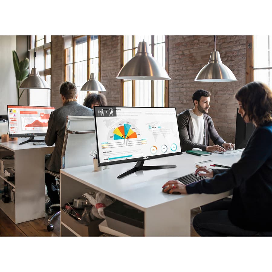 ASUS VY279HE 27-inch Full HD IPS eye care monitor for home office and productivity