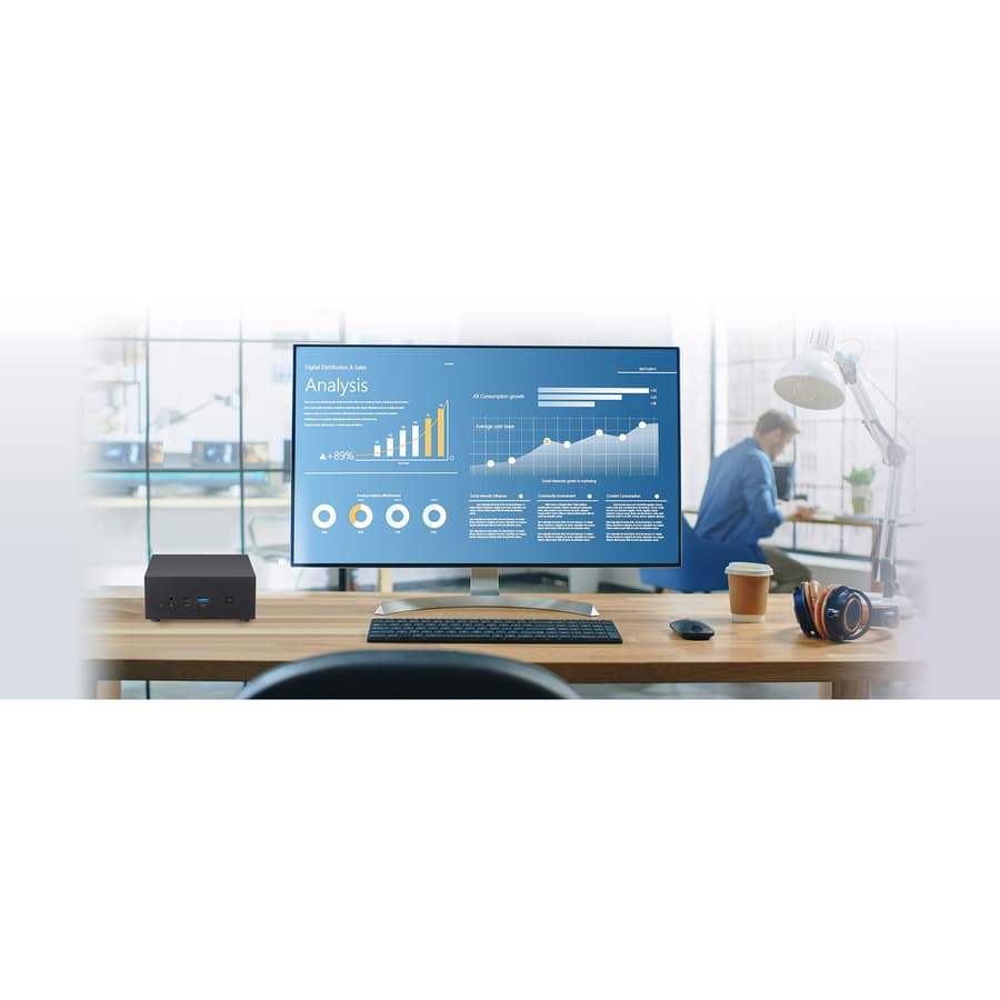 ASUS PN63-S1 mini PC system with Intel Core i7-11370H and 16 GB DDR4