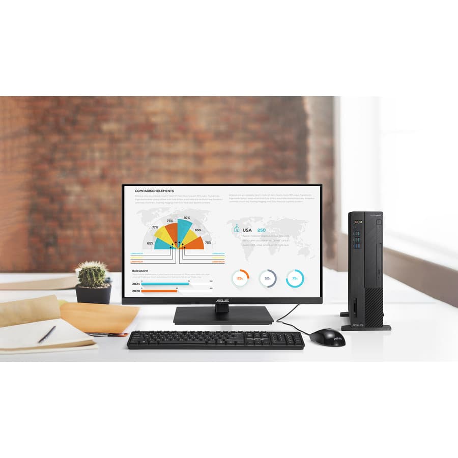 ASUS VA27EQSB 27-inch Full HD IPS monitor with Adaptive Sync and built-in speakers