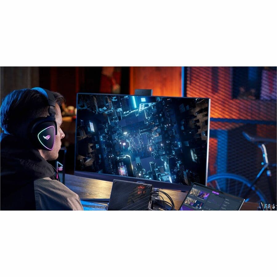 ASUS ROG Swift PG32UQXR 32-inch 4K Mini LED gaming monitor with slim bezels