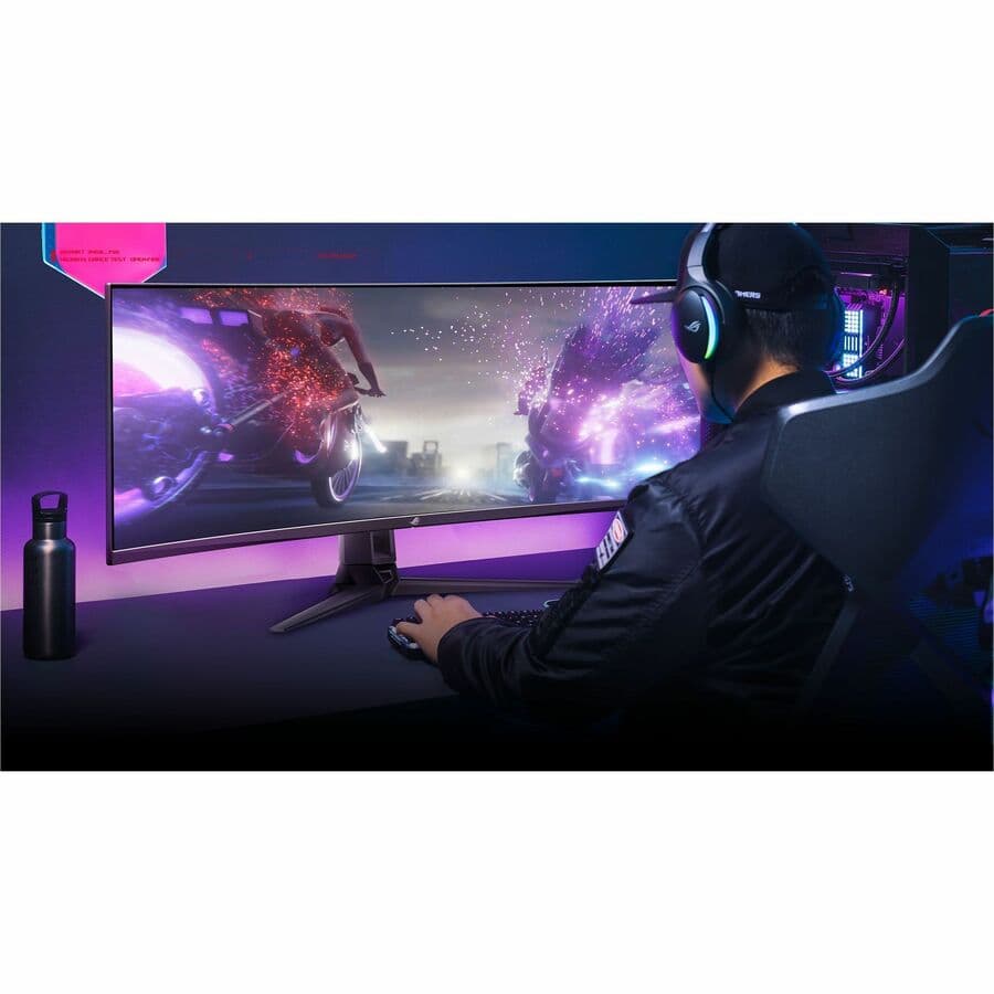 ASUS ROG Swift PG49WCD 49-inch curved QD-OLED ultrawide monitor with 32:9 display