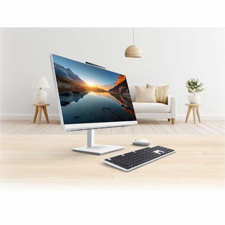 ASUS 23.8-inch all-in-one desktop with touchscreen, black finish, and slim business design