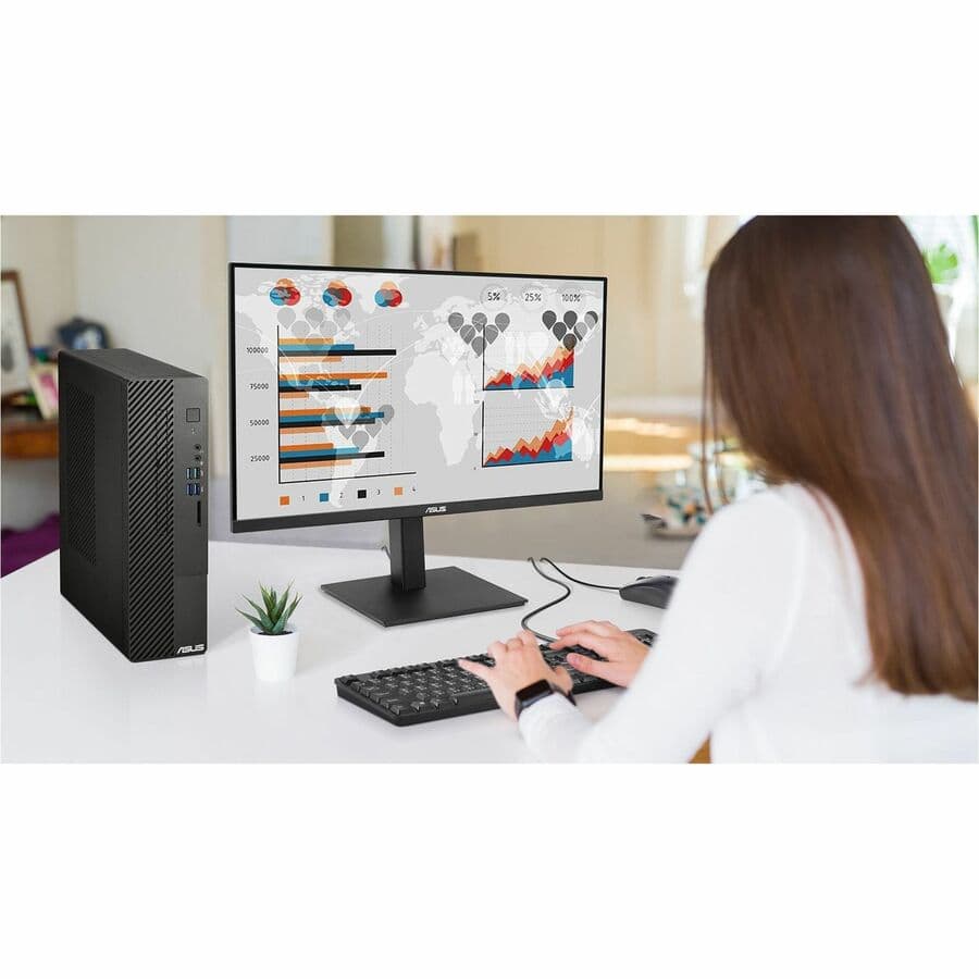 ASUS VA27UQSB 27-inch 4K IPS business monitor with ergonomic stand and dual HDMI