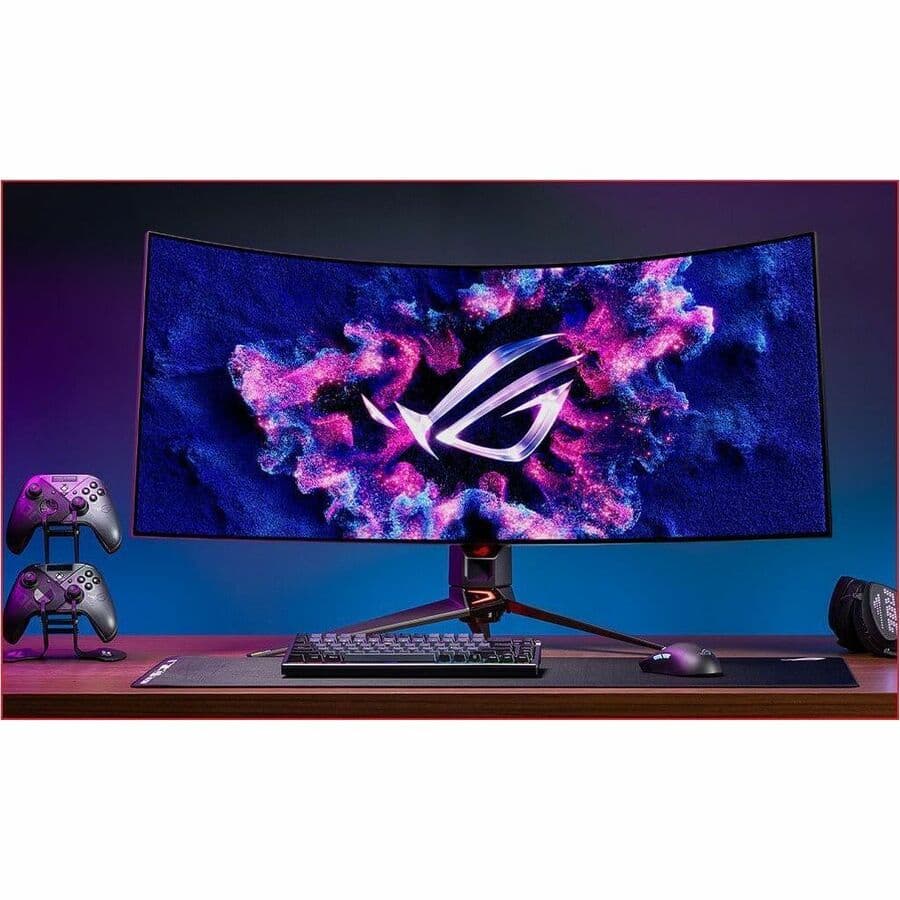 ASUS PG39WCDM 39-inch curved ultrawide OLED monitor with USB-C connectivity