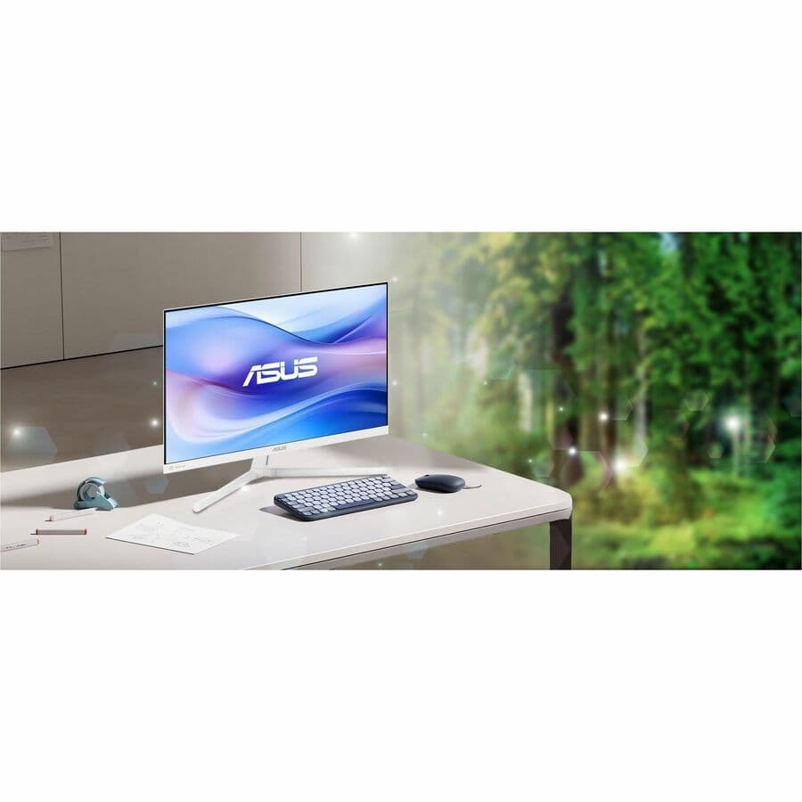ASUS VU279HFI-W 27-inch white IPS monitor with Full HD display and VESA mount support