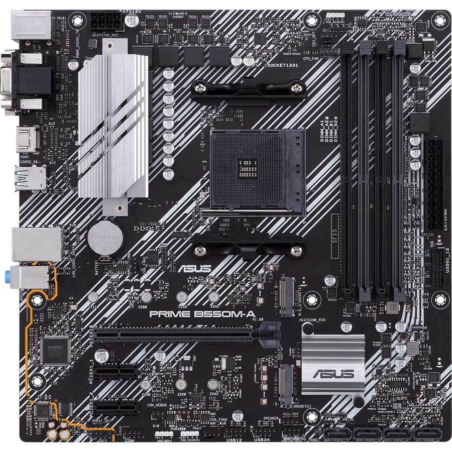 ASUS PRIME B550M-A/CSM Micro ATX Motherboard | AMD B550, Enterprise