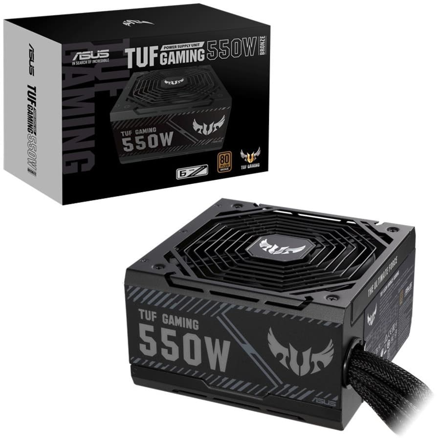 Asus - Components Asus Tuf Gaming 550w Bronze Psu Axial-Tech Fan Dualball Fanbeari