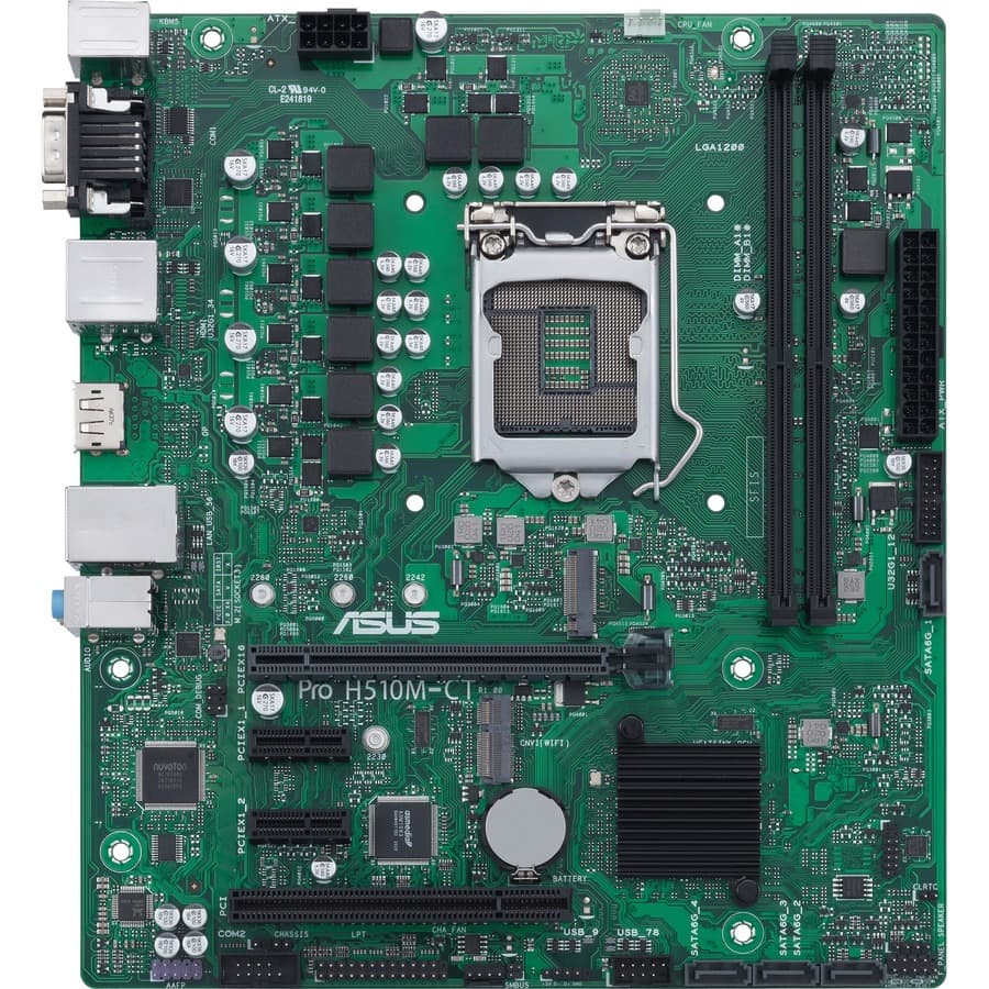 ASUS PRO H510M-CT/CSM Motherboard | Micro-ATX Business Desktop