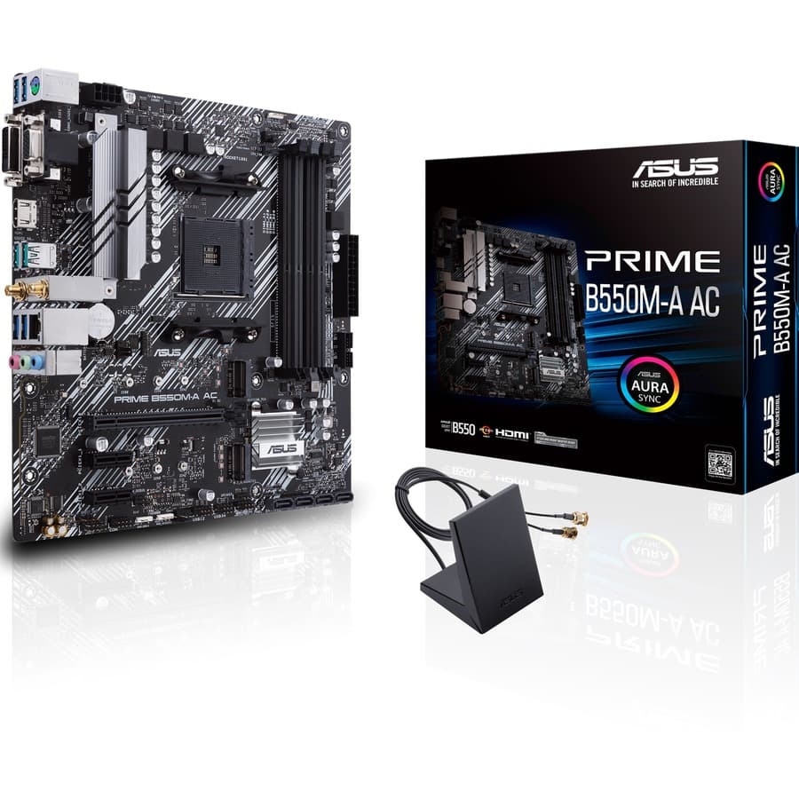 Amd Am4 Matx Motherboard with Pcie 4.0, Dual M.2