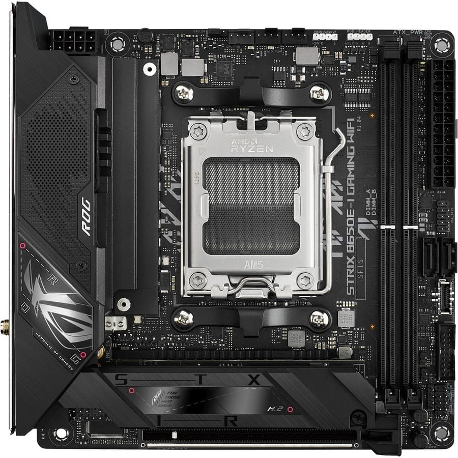 ROG STRIX B650E-I GAMING WIFI ASUS Mini-ITX AM5 Motherboard | Wi-Fi 6E