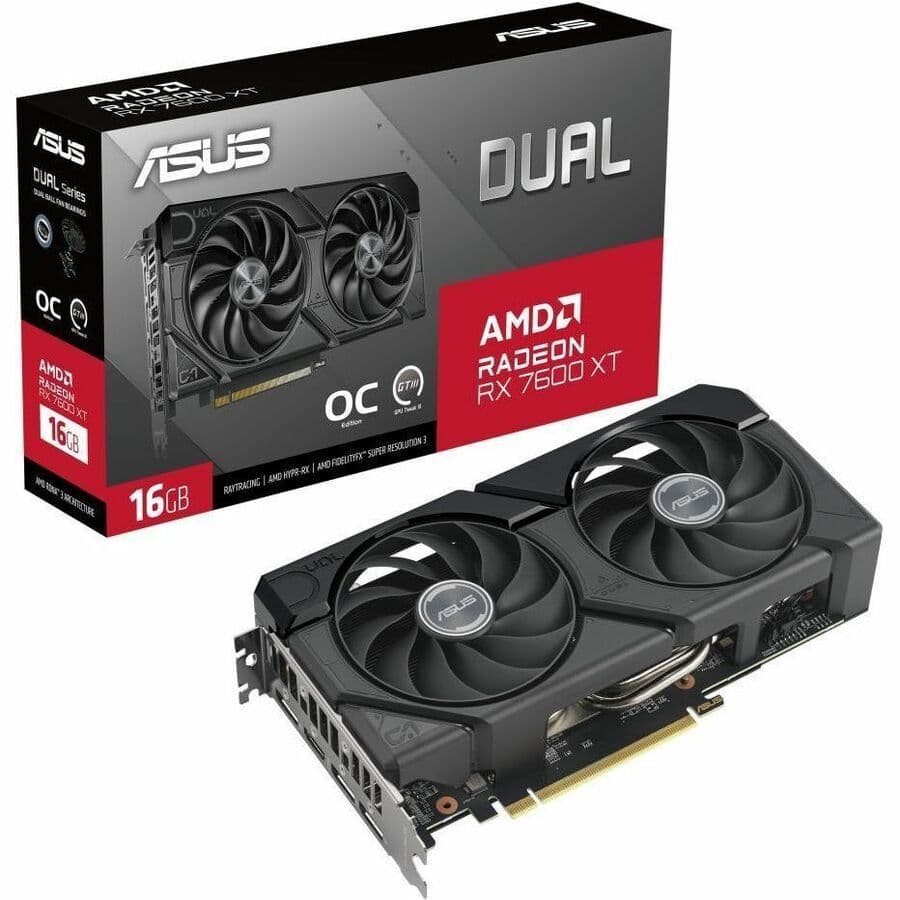 Asus - Amd Asus Dual Radeon Rx 7600 Xt Oc Asus Dual Radeon Rx 7600 Xt Oc
