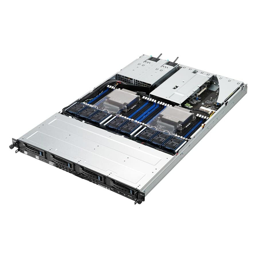 ASUS rack-mountable server barebone with 3-year warranty for enterprise deployments