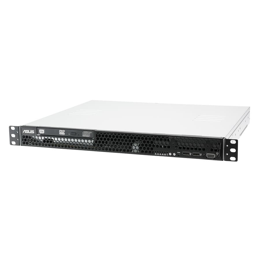 ASUS RS100-E9-PI2 1U rack server with Intel Xeon E3-1200 v5 support and compact chassis
