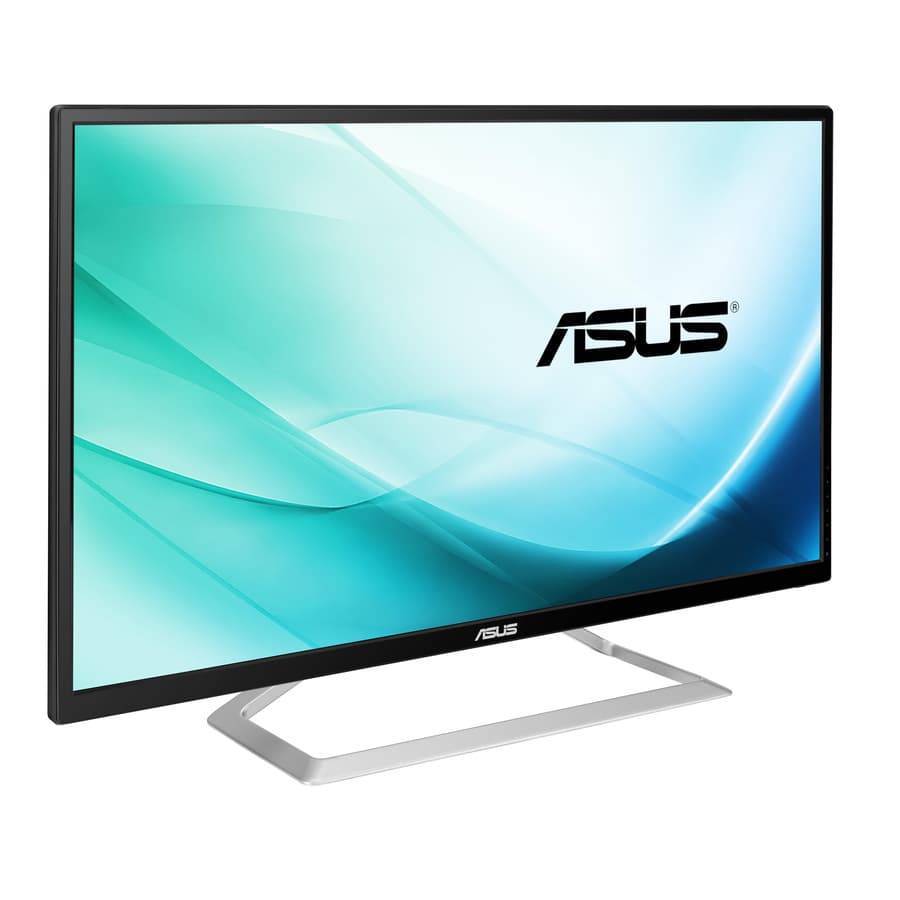ASUS VA325H 31.5-inch Full HD monitor in black with built-in speakers