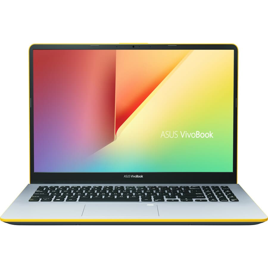 ASUS S530UA-DB51-YL silver laptop with yellow edges, 15.6 inch Full HD display
