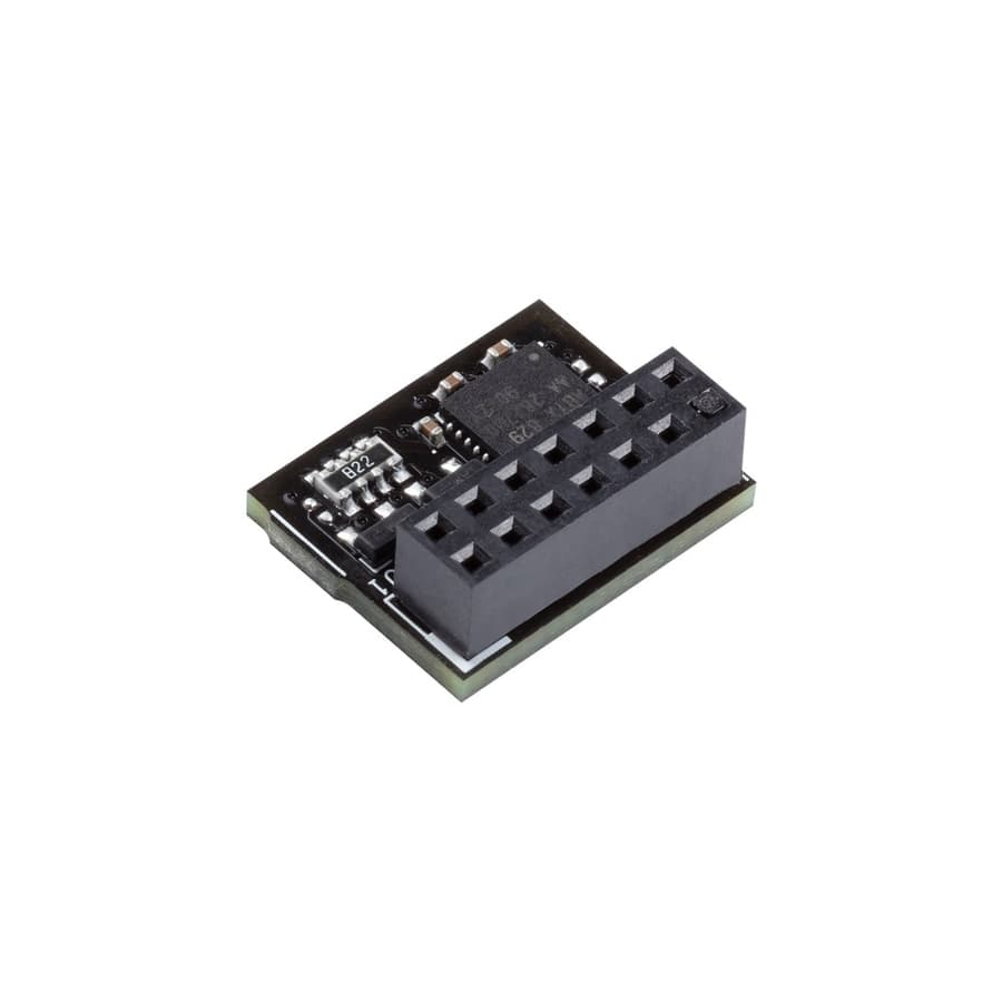 ASUS TPM-SPI 14 1 pin TPM module for PC security with Nuvoton NCPT 750 and SPI interface