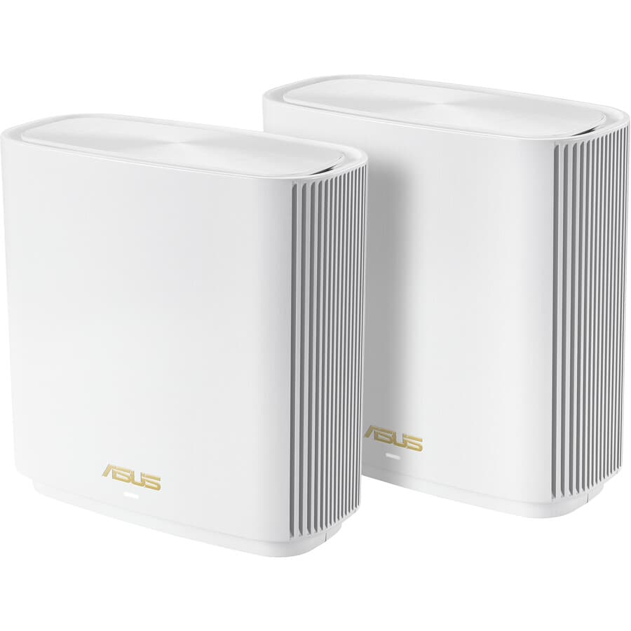 ASUS ZenWiFi AX whole-home tri-band mesh Wi-Fi 6 system for larger homes