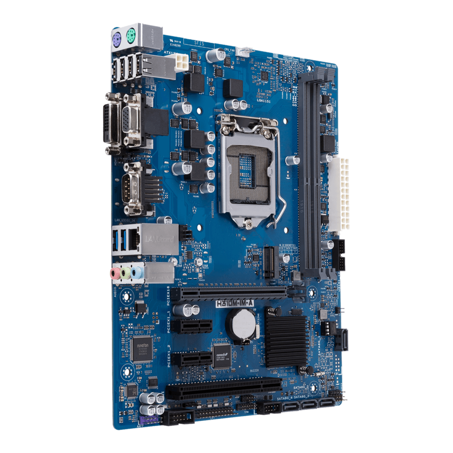 ASUS H310M-IM-A Micro-ATX motherboard with Intel H310 chipset and LGA 1151 socket