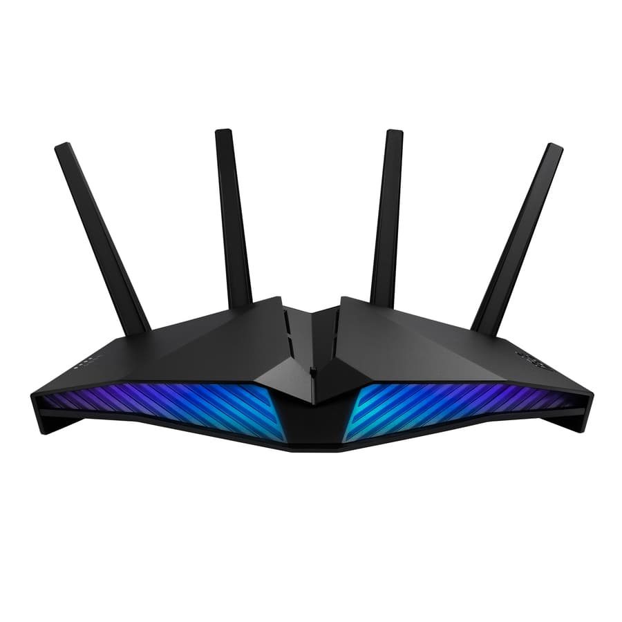 ASUS RT-AX82U AX5400 dual-band WiFi 6 gaming router with AURA RGB lighting