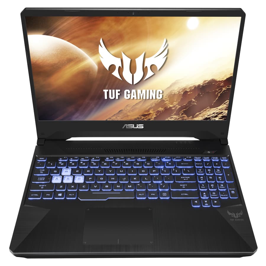 ASUS TUF Gaming FX505DT-UB52 laptop with Ryzen 5, GTX 1650, and TUF gaming design