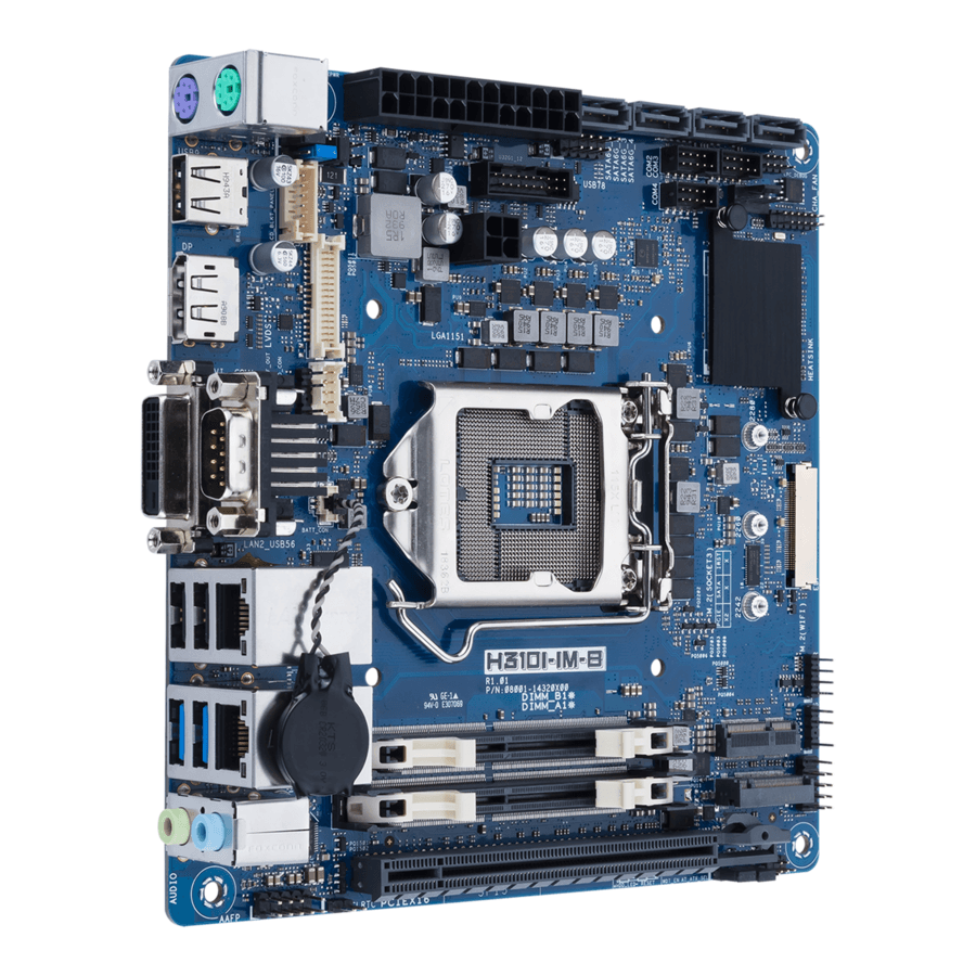 ASUS H310I-IM-B Mini-ITX motherboard with Intel H310 chipset and LGA1151 socket