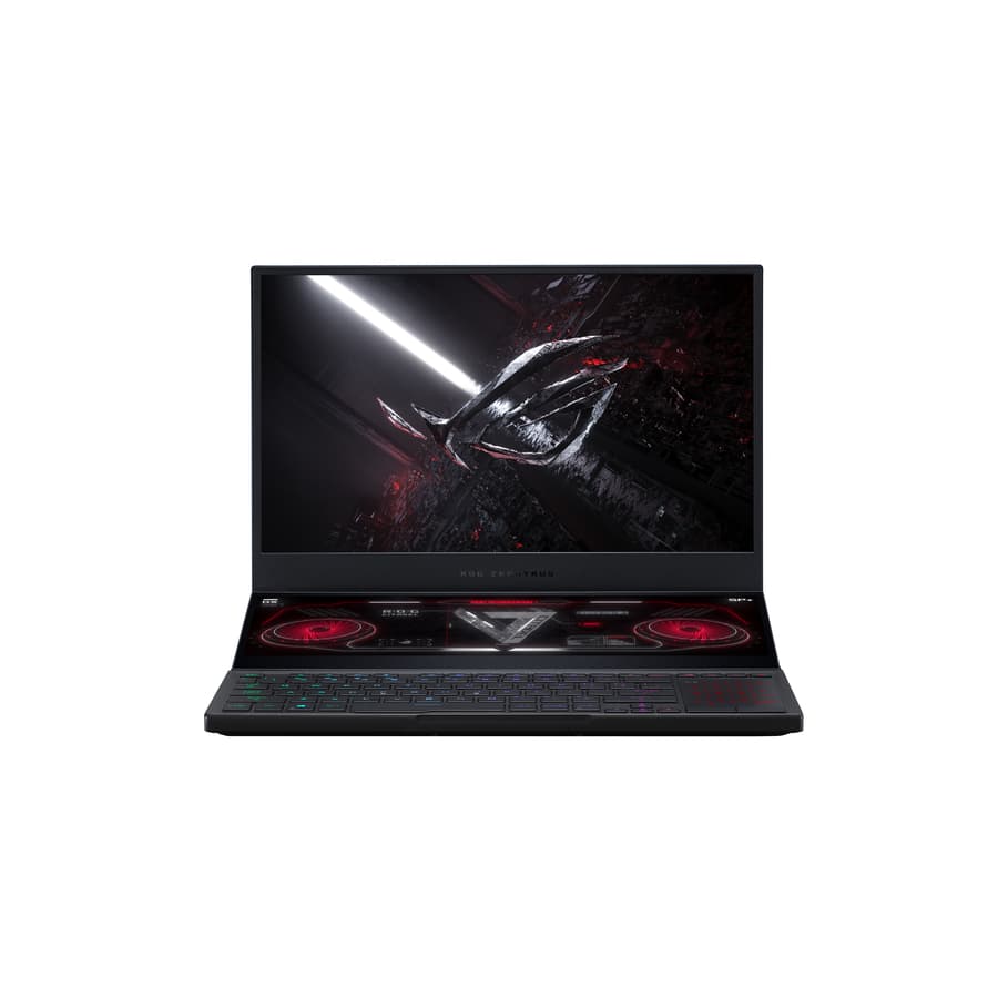 ASUS ROG Zephyrus Duo 15 SE GX551QS-XS99 gaming laptop with dual-screen design and ScreenPad Plus
