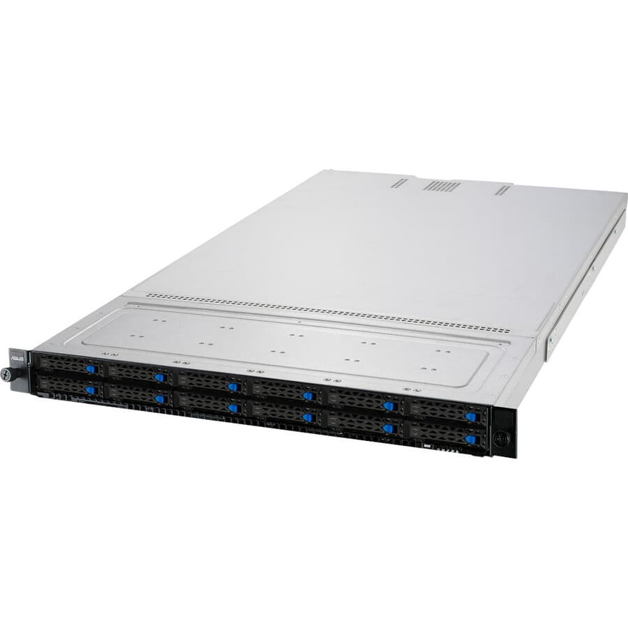 ASUS 1U server barebone chassis for rack-mounted enterprise deployment