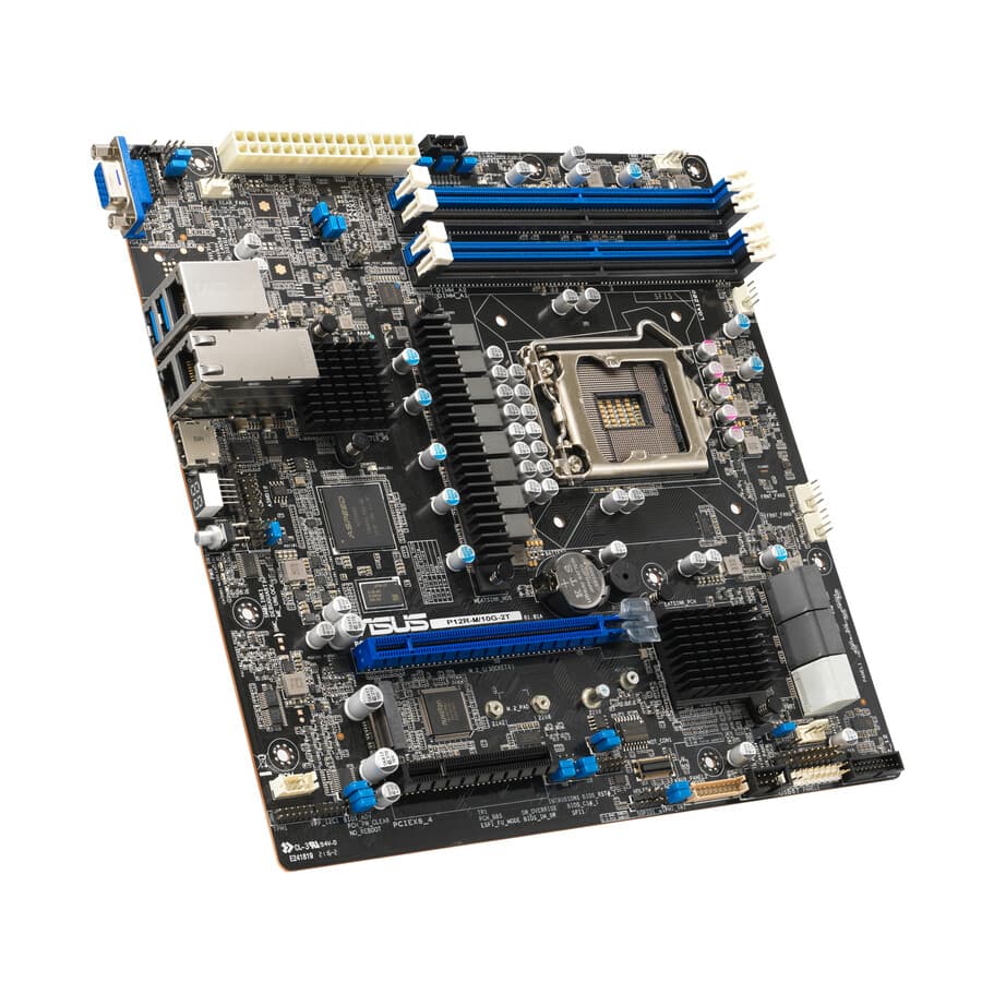 ASUS P12R-M server motherboard for LGA1200 Intel C252 rack-mount systems