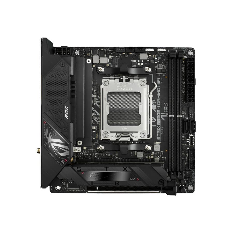 ASUS ROG STRIX B650E-I GAMING WIFI mini-ITX motherboard with Wi‑Fi 6E and DDR5 support