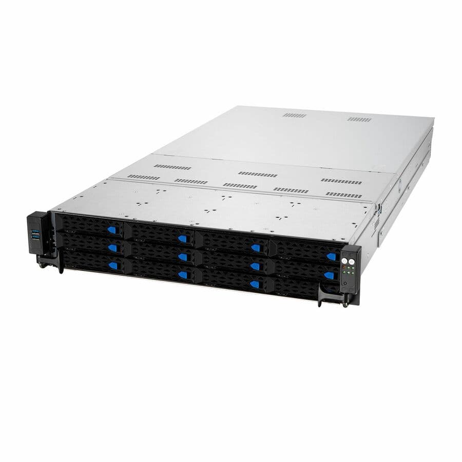 ASUS RS720-E10-RS12E 2U rack-mount barebones server chassis for dual-socket Intel Xeon