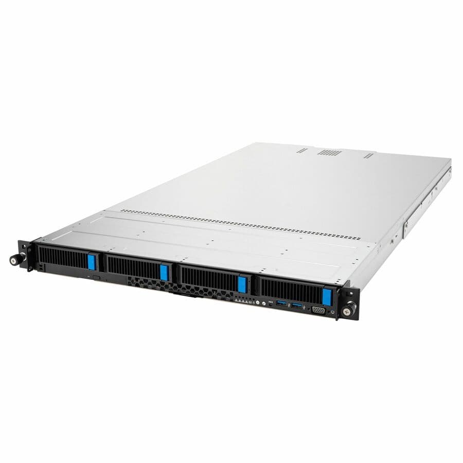 ASUS RS700-E11-RS4U-16W10 1U rack server with 32 DIMM support and 4 NVMe bays