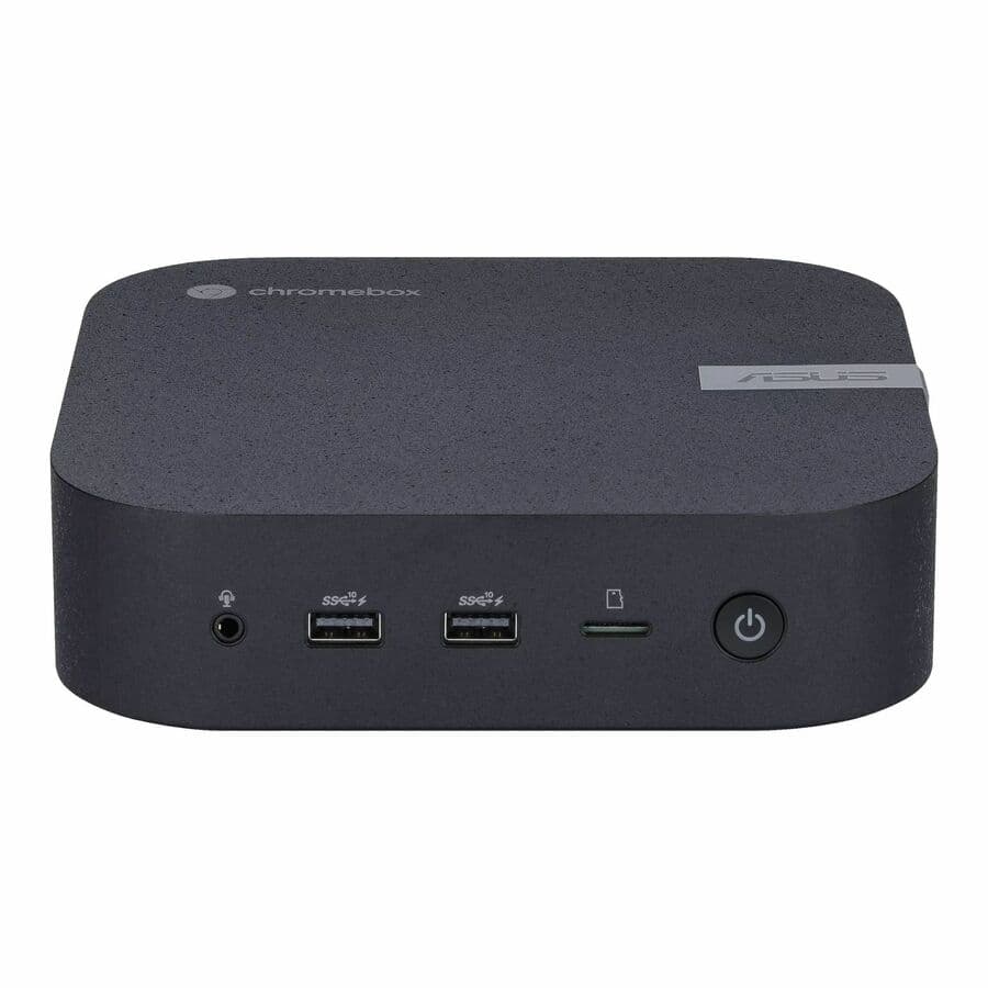 ASUS Chromebox mini PC with Intel Celeron 7305, 4 GB DDR4, and 128 GB storage