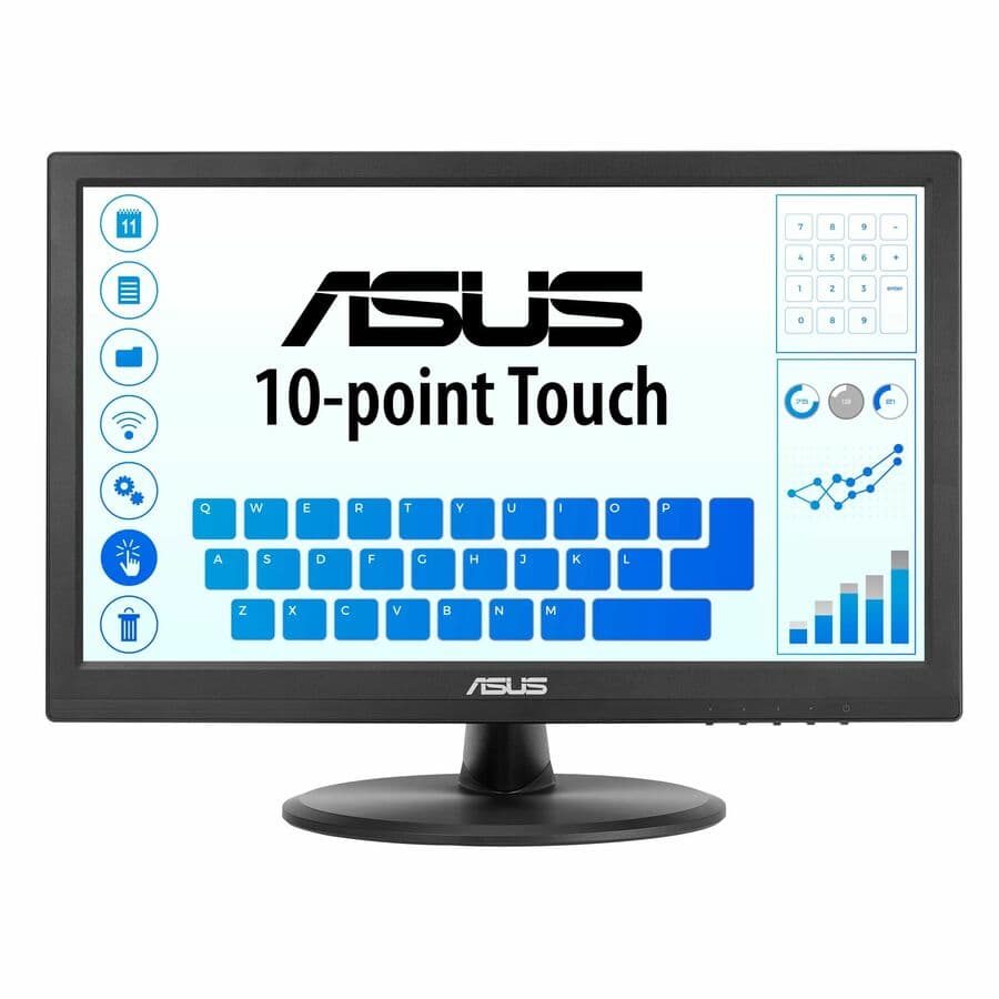 ASUS VT169HE 15.6-inch IPS touch monitor with Full HD resolution for POS and kiosk use