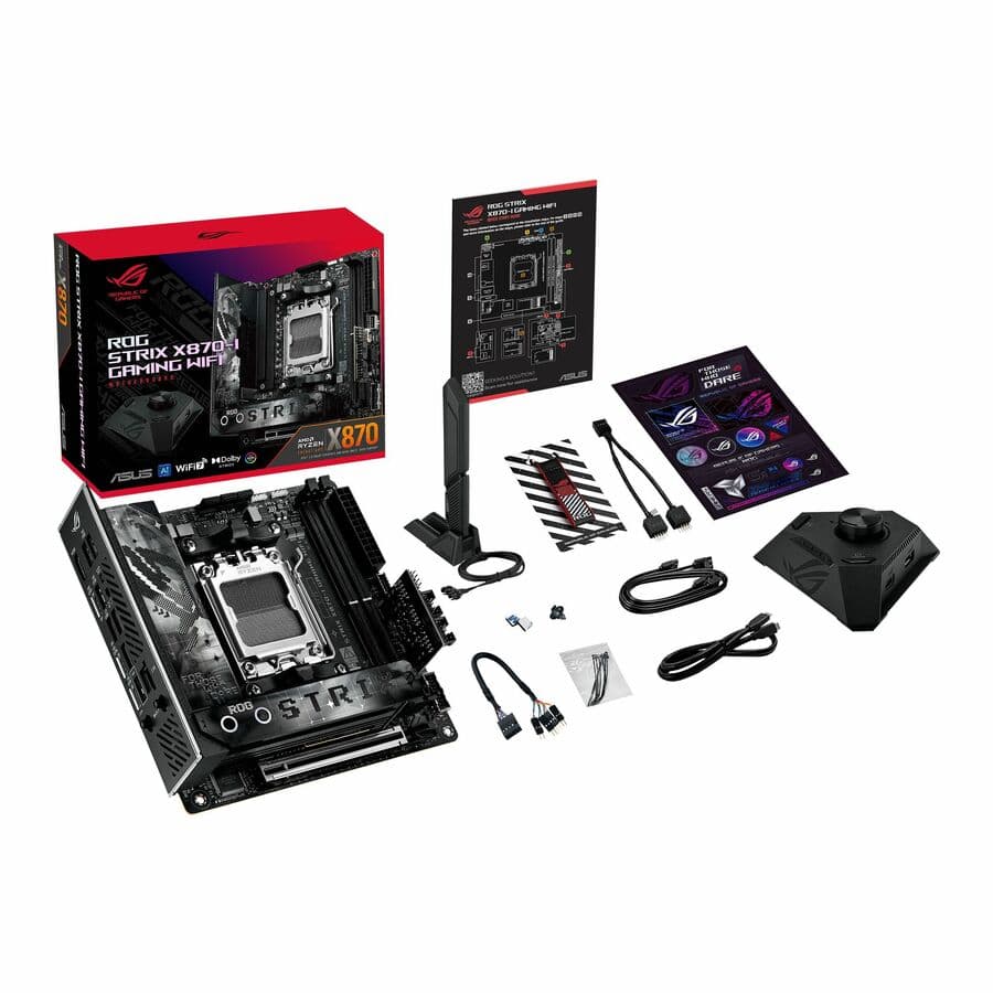 ASUS ROG STRIX X870-I GAMING WIFI Mini-ITX motherboard for AM5 Ryzen builds