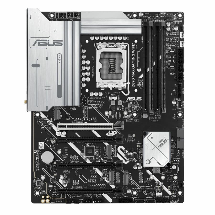 ASUS Z890 MAX GAMING WIFI7 ATX motherboard with Intel Z890 and Wi-Fi 7