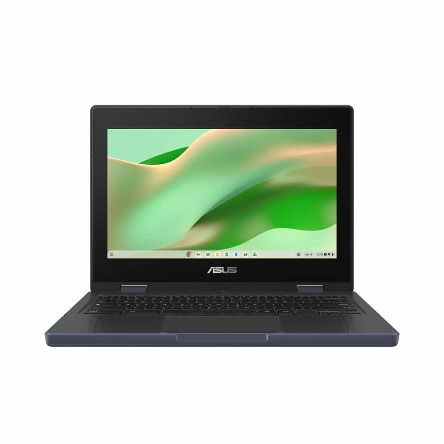 ASUS Chromebook CR1104FTA-YZ84T in grey with 11.6-inch HD touchscreen
