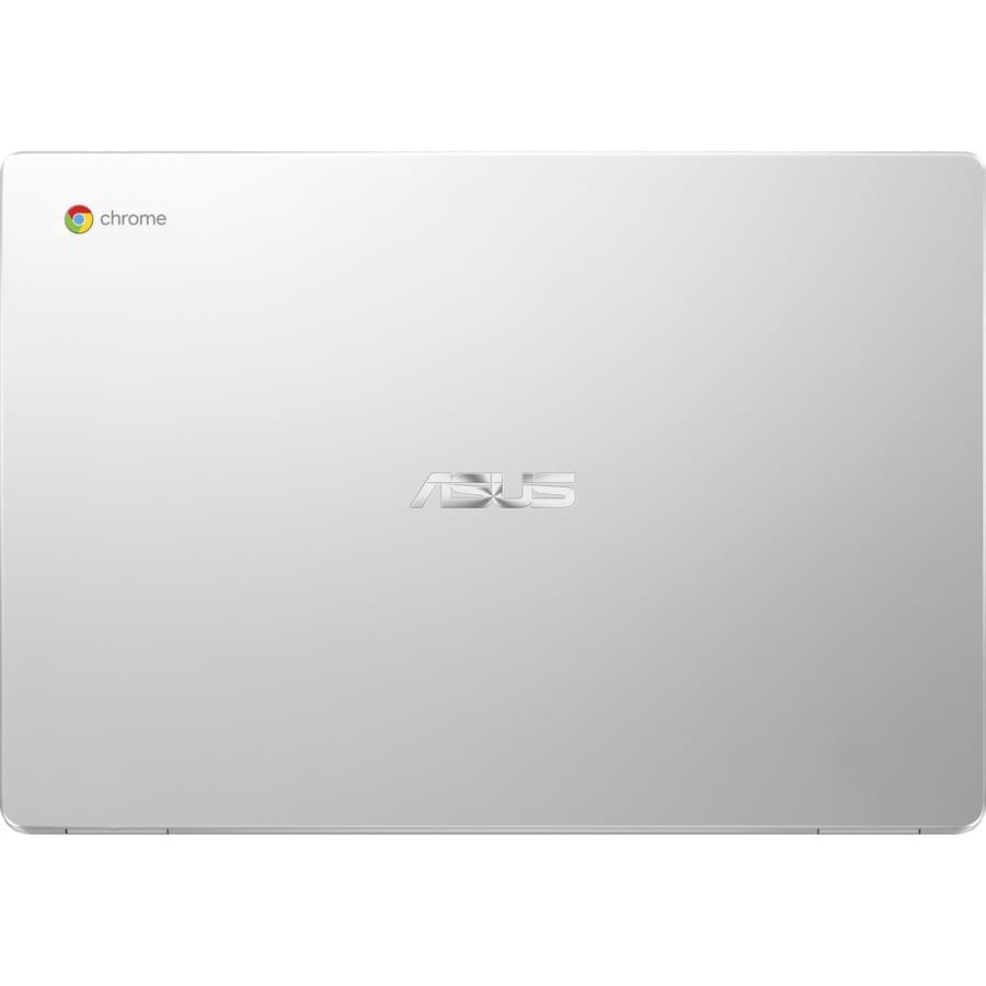 ASUS Chromebook C523NA-IH44F silver laptop with 15.6-inch display and ChromeOS