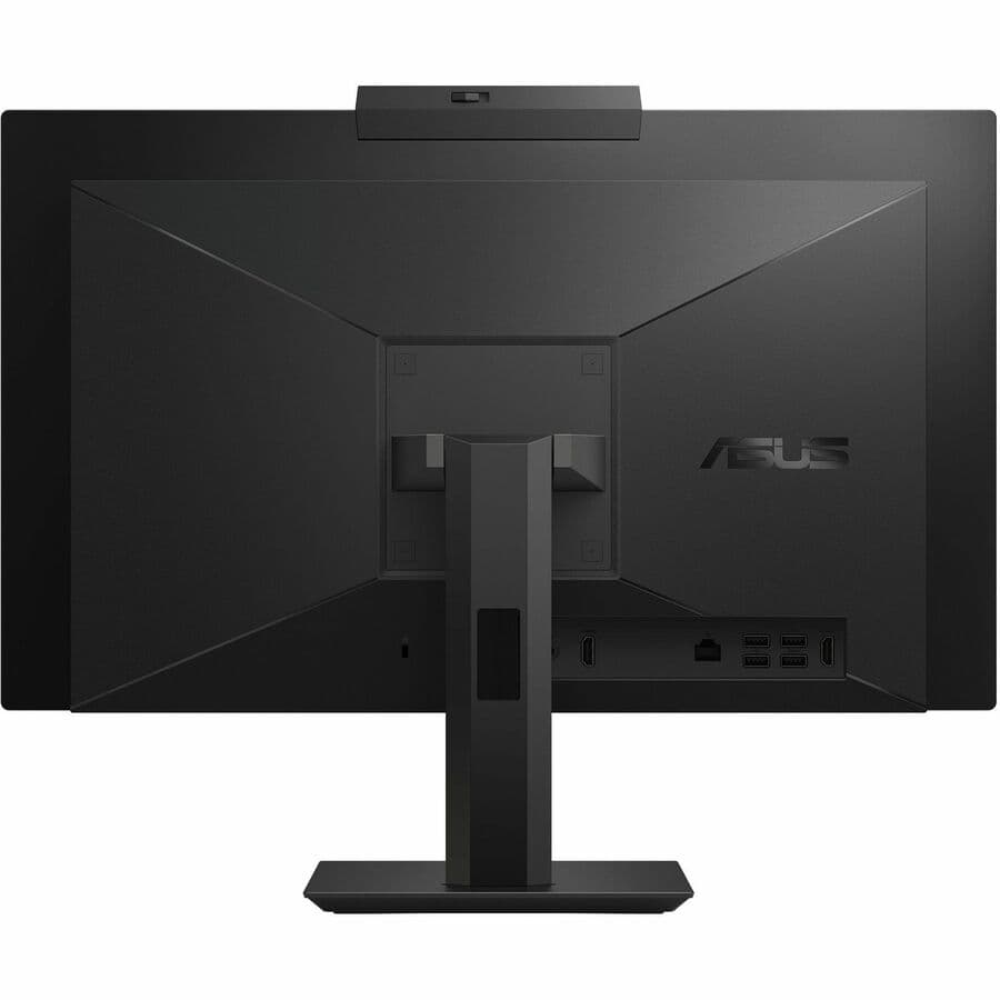 ASUS 23.8-inch all-in-one desktop with touchscreen, black finish, and slim business design