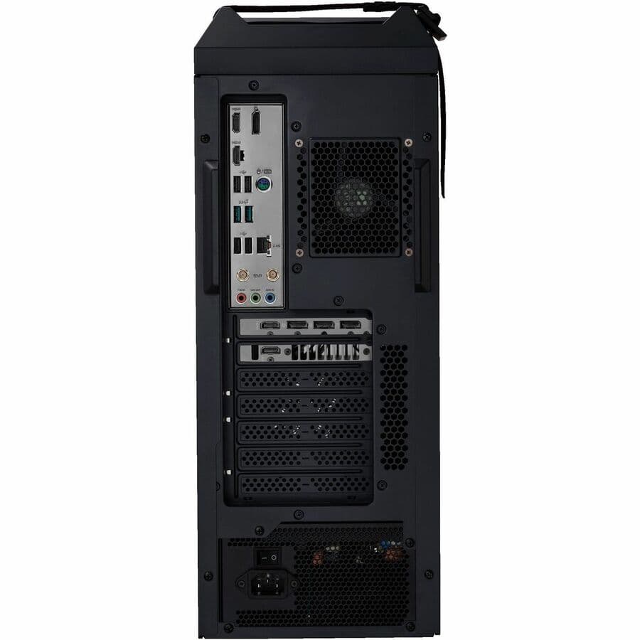 ASUS ROG tower desktop with Intel Core i7-14700F, NVIDIA GeForce RTX 4060, 16 GB RAM, and 1 TB SSD