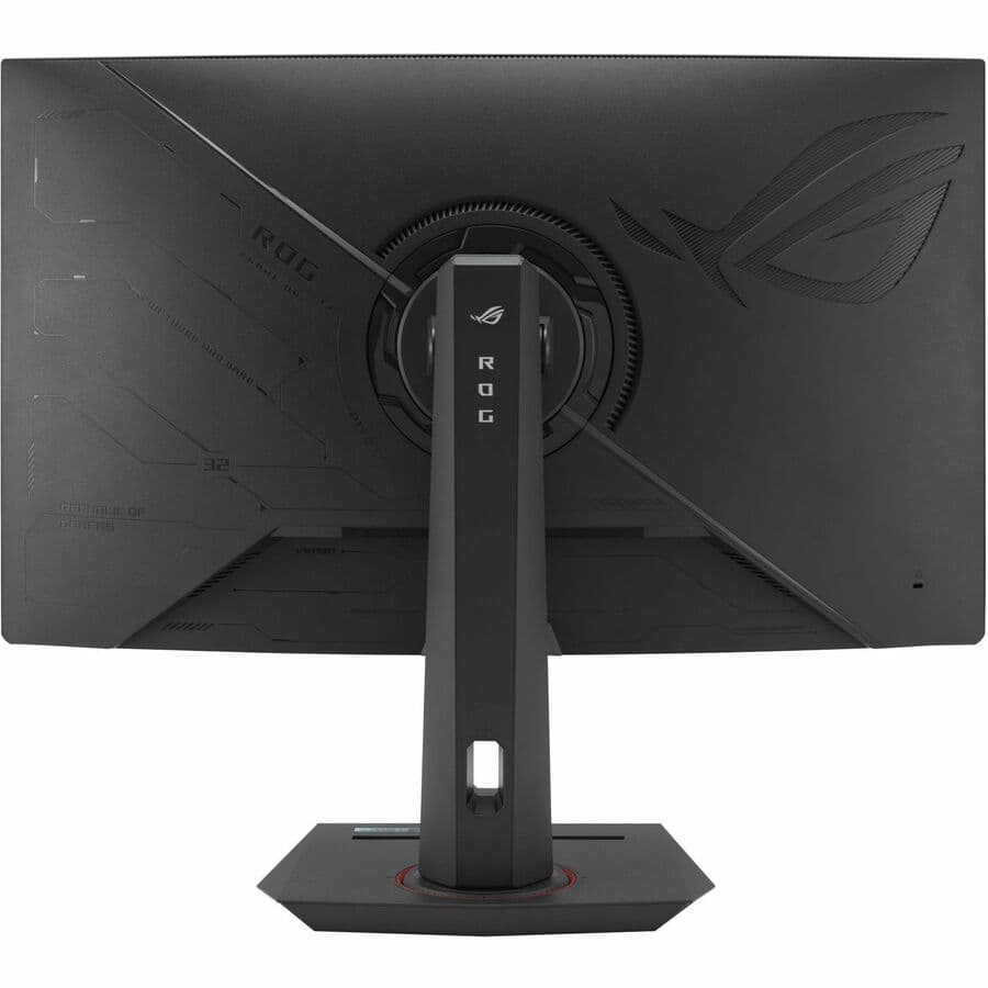 ASUS ROG Strix XG32WCS 32-inch curved QHD gaming monitor with USB-C and height-adjustable stand