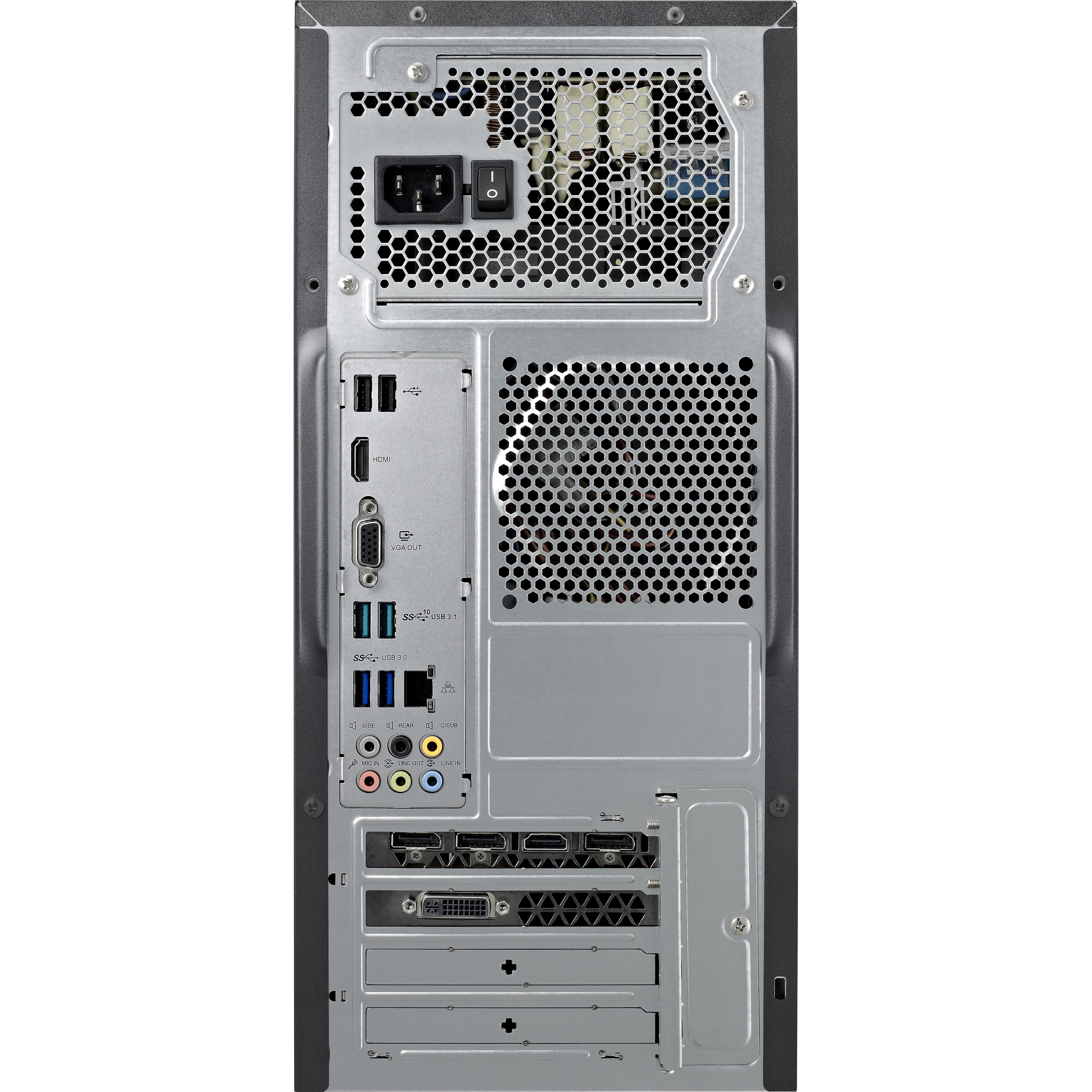 ASUS G11CD-US007T tower desktop with Intel Core i7-6700, GeForce GTX 970, and 16 GB memory