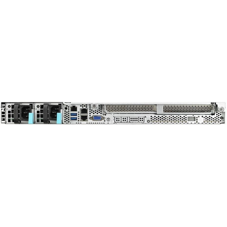 ASUS RS500A-E9-RS4-U rack server with AMD EPYC SP3 support, DDR4 DIMM slots, M.2, and hot-swap 3.5 in bays