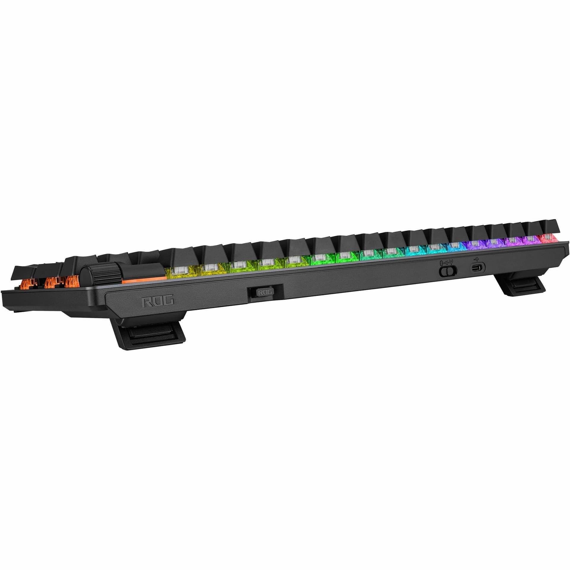 ASUS ROG Strix Scope II 96 Wireless keyboard in black with RGB lighting and compact 96% layout