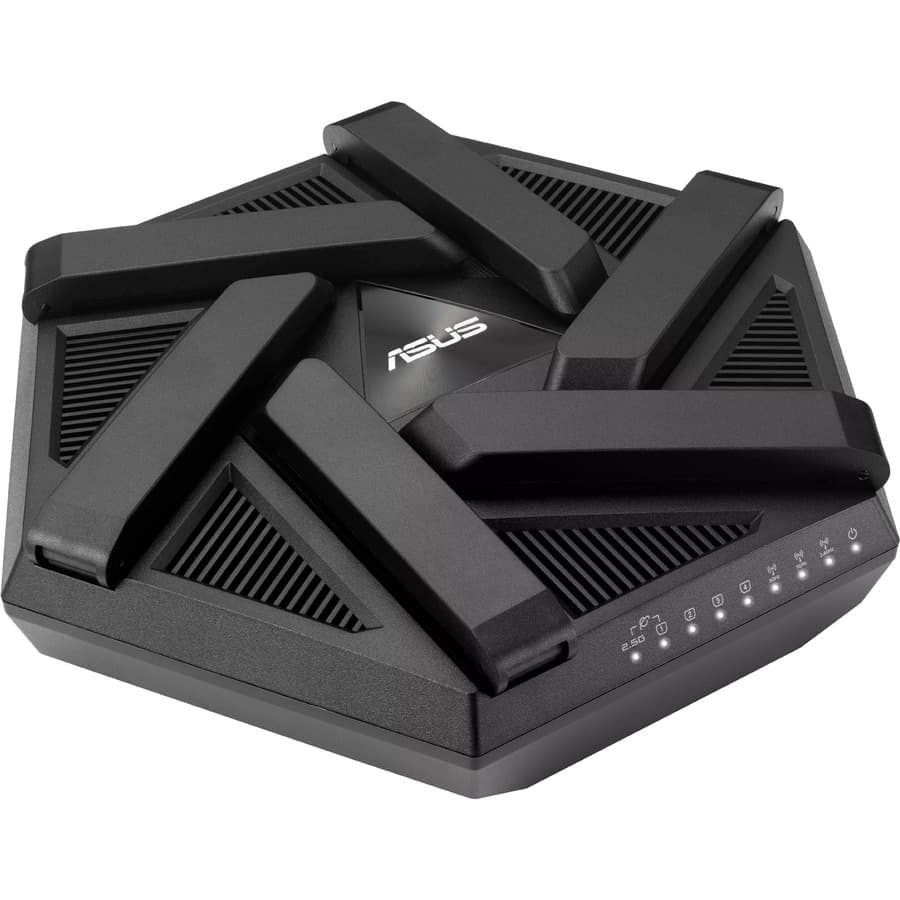 ASUS RT-AXE7800 tri-band Wi-Fi 6E router with 2.5G port and AiMesh support